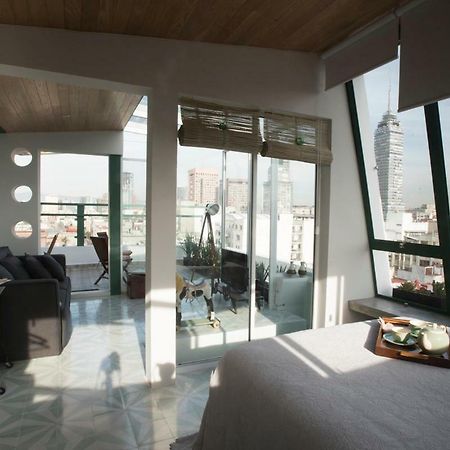 Duplex/Terraza Privada En Corazon Centro Historico Apartman Mexikóváros Kültér fotó