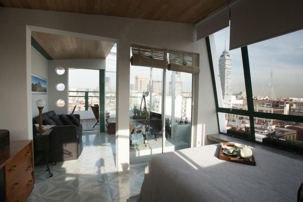 Duplex/Terraza Privada En Corazon Centro Historico Apartman Mexikóváros Kültér fotó